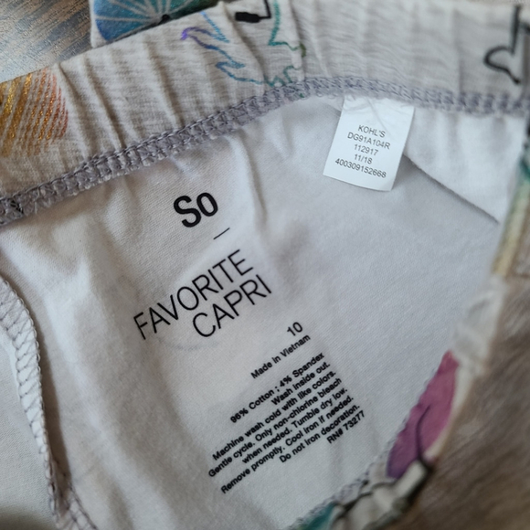 SO Girls Legging Capris Size 10 Bundle NWOT - Picture 3 of 9